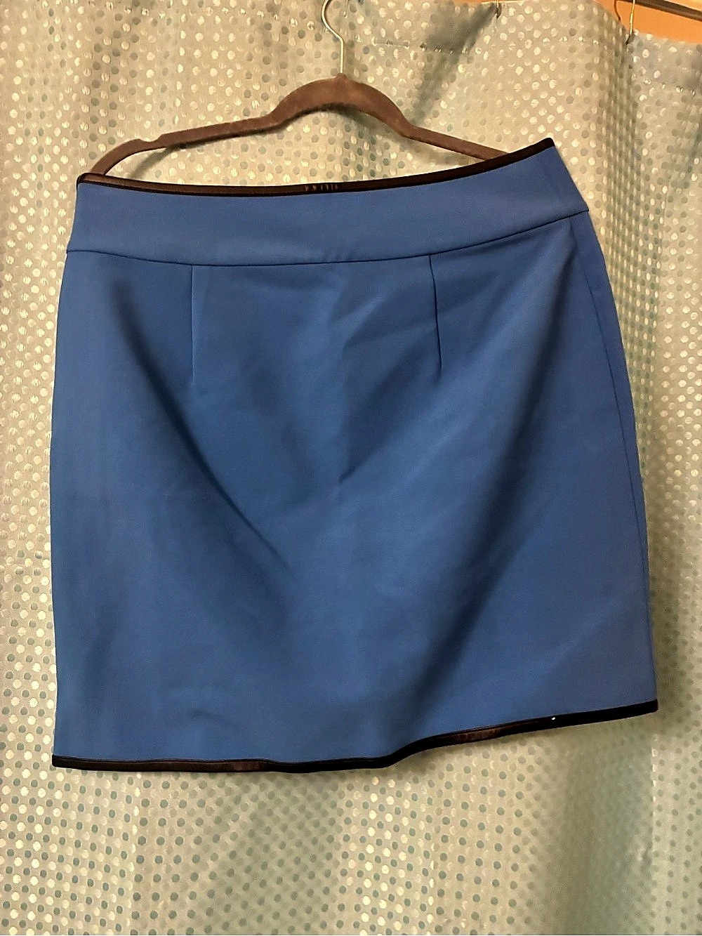 Ann Taylor Blue Mini Skirt Size 12 Like New